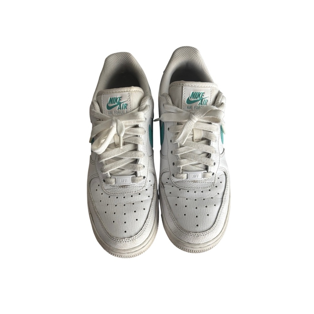 Nike White and Tiffany Blue Sneakers